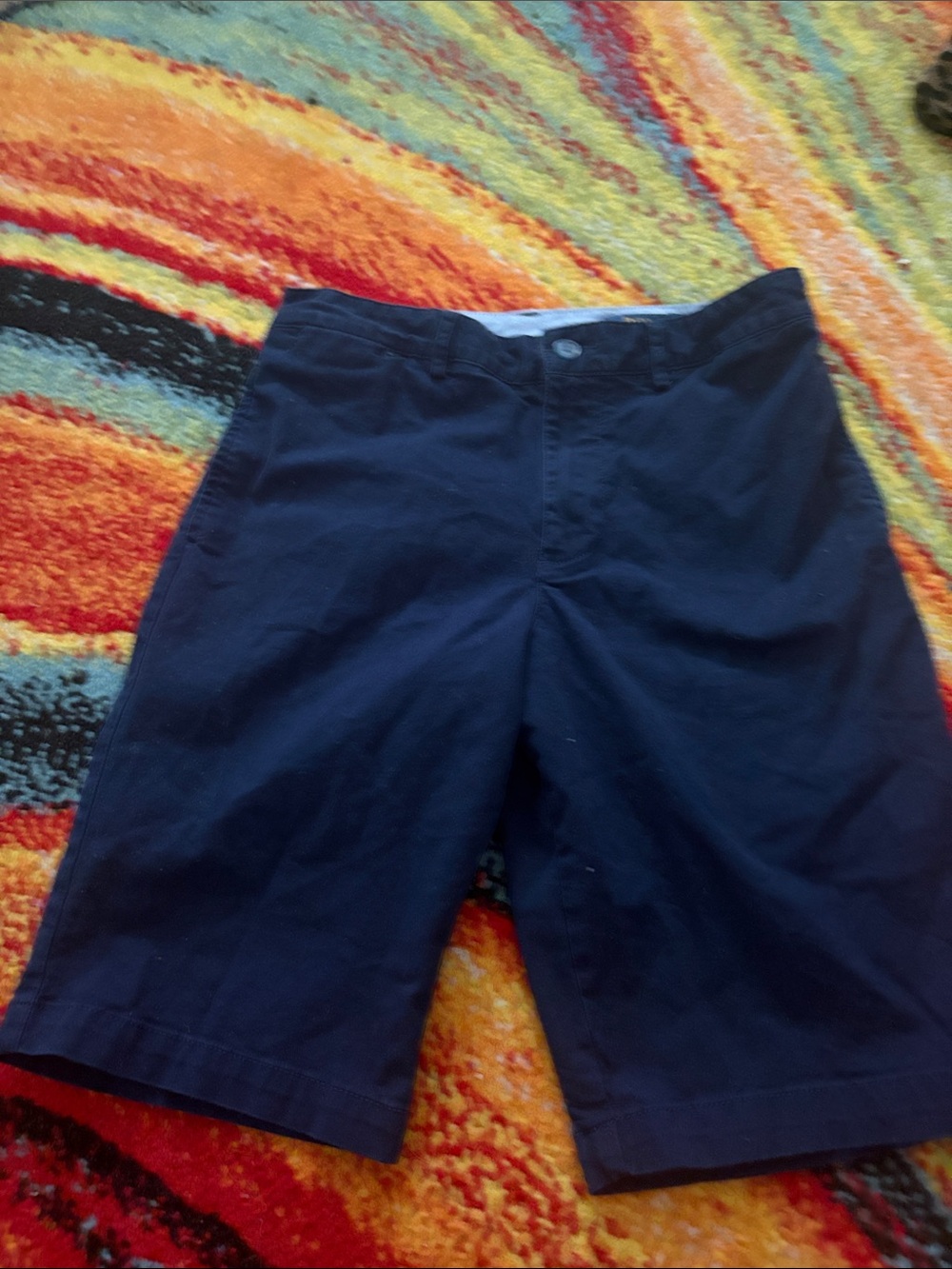 Polo by Ralph Lauren Navy Blue Kids' Cotton Shorts